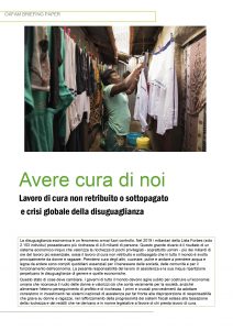 Time to Care, Avere Cura di Noi - Italian Summary_Oxfam